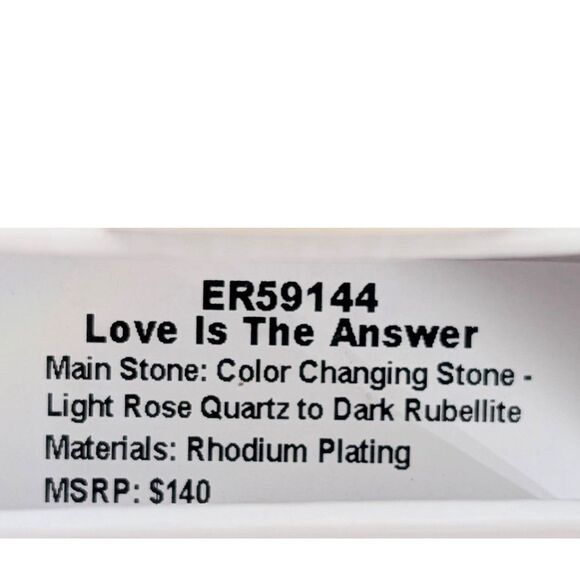 Bomb Party-Love is the Answer Earrings - Picture 4 of 5